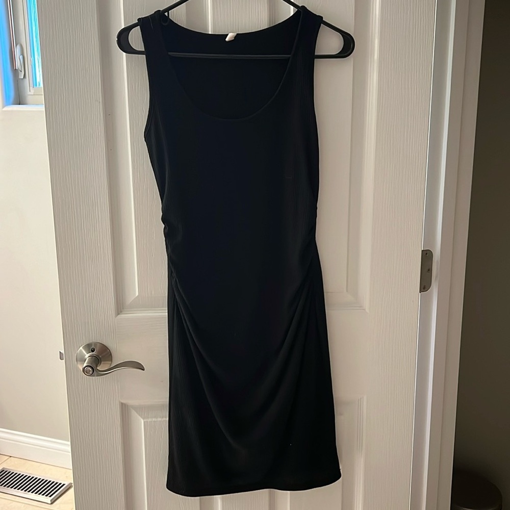 Black maternity dress